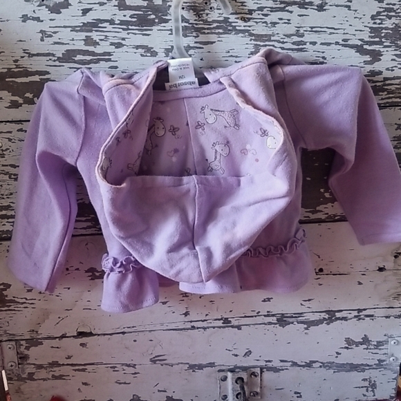 Toddler Absorba Lavender size 12 months Jacket - Picture 5 of 5
